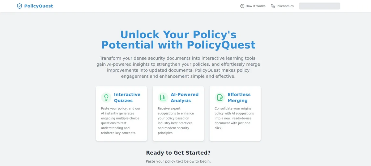 PolicyQuest: AI-Powered Security Policy Tool Makes Compliance Engaging and Efficient