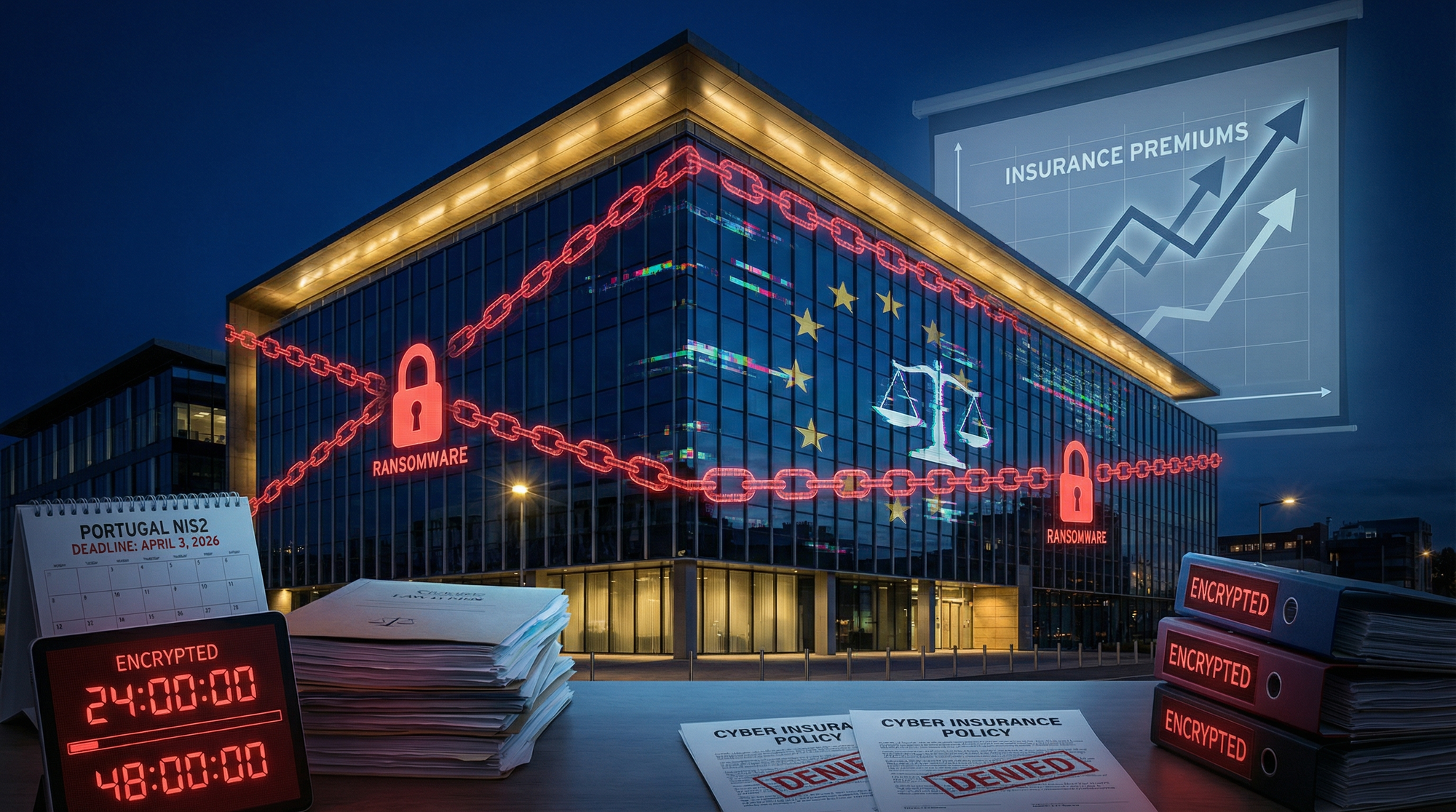 European Law Firms Face 60% Ransomware Surge as Cyber Insurance Premiums Skyrocket