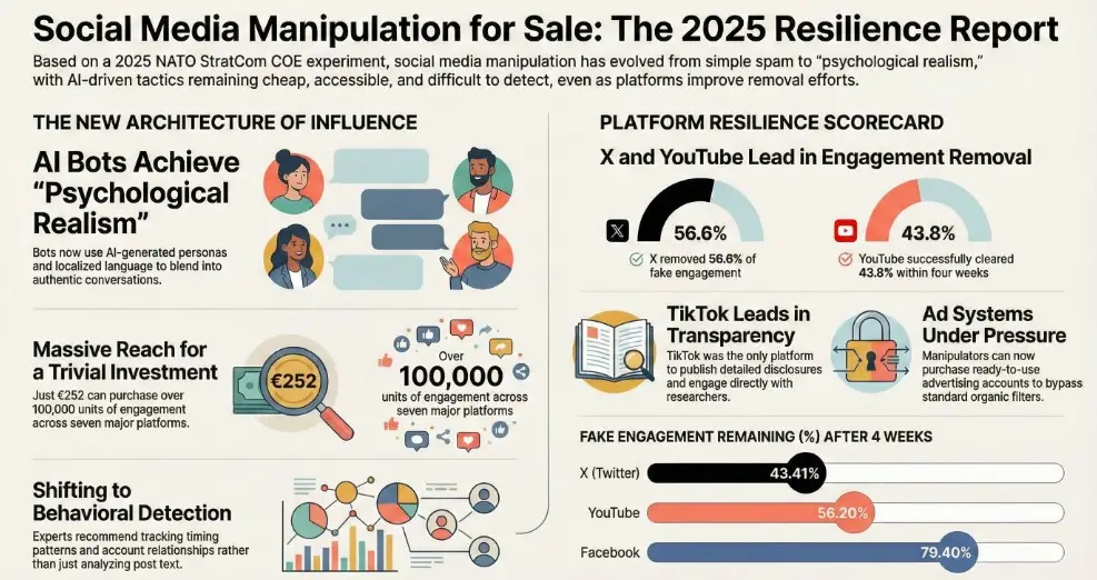Social Media Manipulation and the Evolution of Synthetic Influence: 2025 Analysis