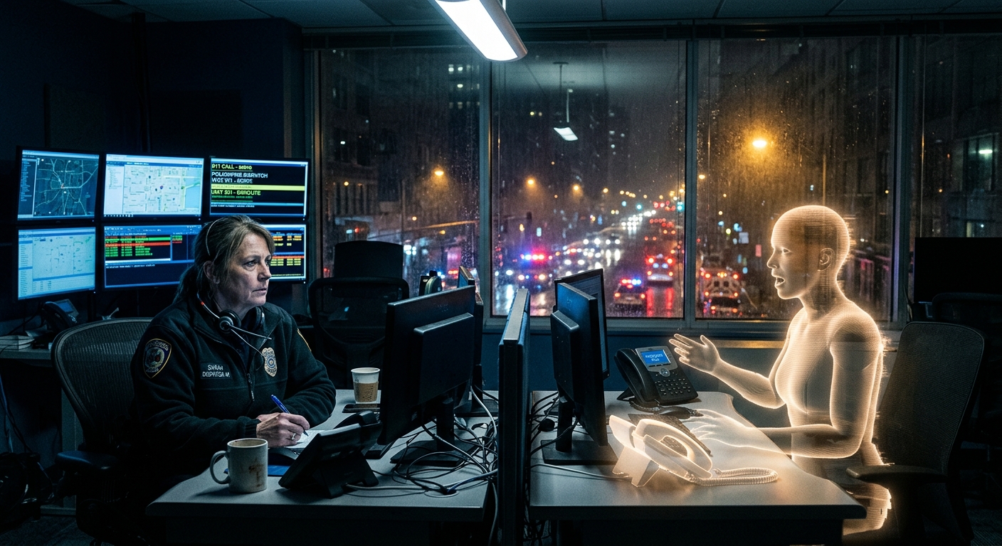 The Caller Cannot Consent: AI on the 911 Line and the Collapse of Notice-and-Choice in Public Safety Procurement
